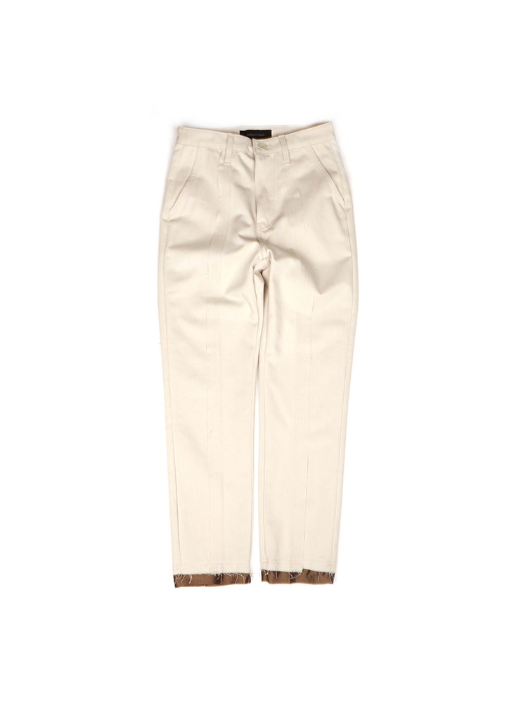 EX)B:EXPERIMENT.B - Winona Ryder Chino Pants  &quot;CREAM&quot; for WOMAN